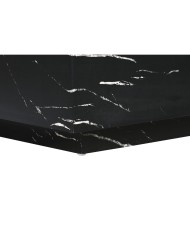 Tavolino da Caffè Home ESPRIT Nero Legno MDF 90 x 90 x 35 cm