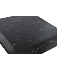 Tavolino da Caffè Home ESPRIT Nero Legno MDF 90 x 90 x 35 cm