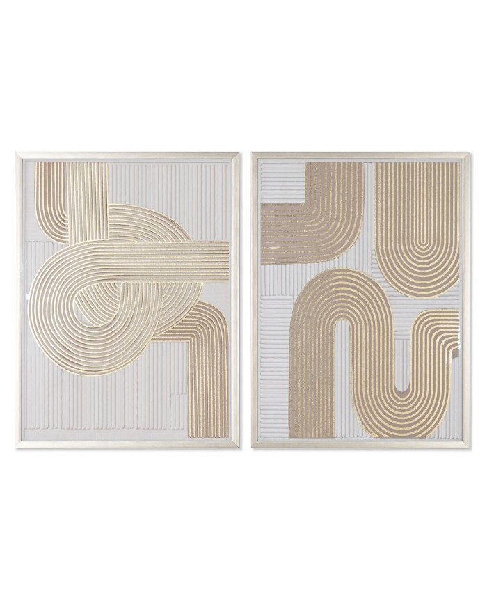 Quadro Home ESPRIT Moderno 62,3 x 3,6 x 82,5 cm (2 Unità)