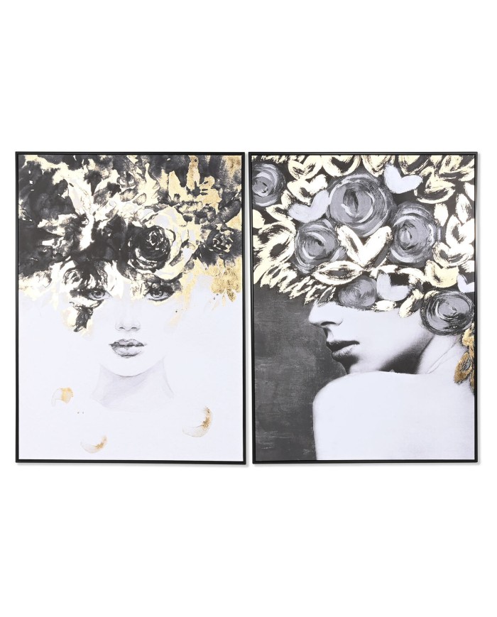 Quadro Home ESPRIT Donna 103 x 4,5 x 143 cm (2 Unità) Quadro Home ESPRIT Donna 103 x 4,5 x 143 cm (2 Unità)