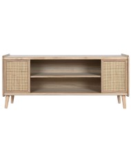Mobile TV Home ESPRIT Naturale Rattan Legno di paulownia 120 x 35 x 54 cm Mobile TV Home ESPRIT Naturale Rattan Legno di paulownia 120 x 35 x 54 cm