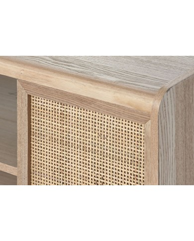 Mobile TV Home ESPRIT Naturale Rattan Legno di paulownia 120 x 35 x 54 cm Mobile TV Home ESPRIT Naturale Rattan Legno di paulownia 120 x 35 x 54 cm