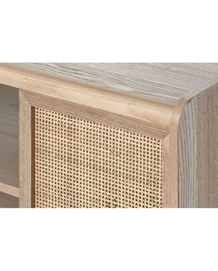 Mobile TV Home ESPRIT Naturale Rattan Legno di paulownia 120 x 35 x 54 cm Mobile TV Home ESPRIT Naturale Rattan Legno di paulownia 120 x 35 x 54 cm