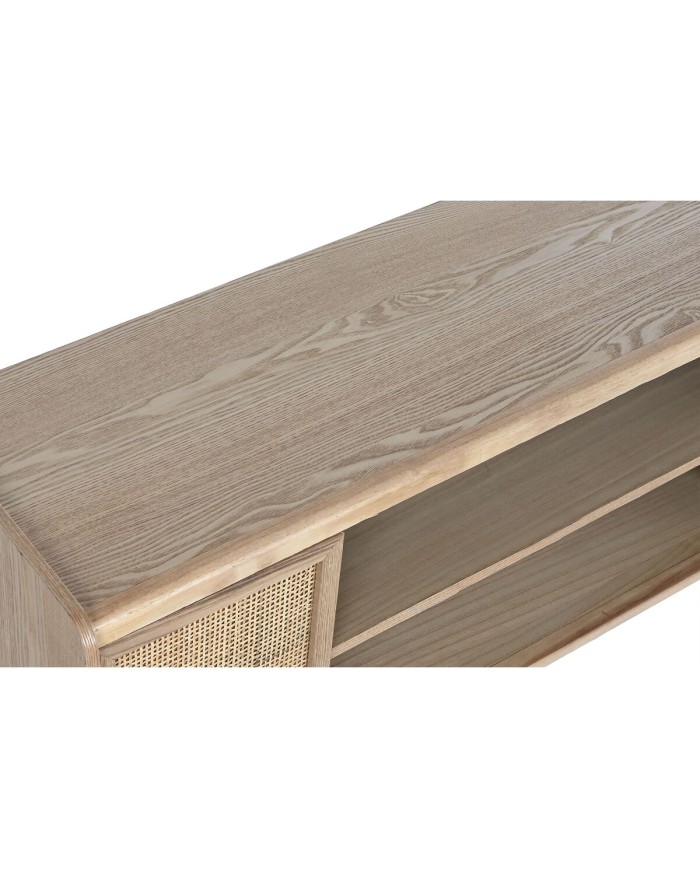 Mobile TV Home ESPRIT Naturale Rattan Legno di paulownia 120 x 35 x 54 cm Mobile TV Home ESPRIT Naturale Rattan Legno di paulownia 120 x 35 x 54 cm