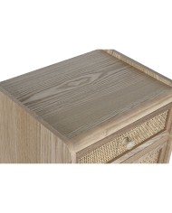 Cassettiera Home ESPRIT Naturale Rattan Legno di paulownia 40 x 30 x 104 cm