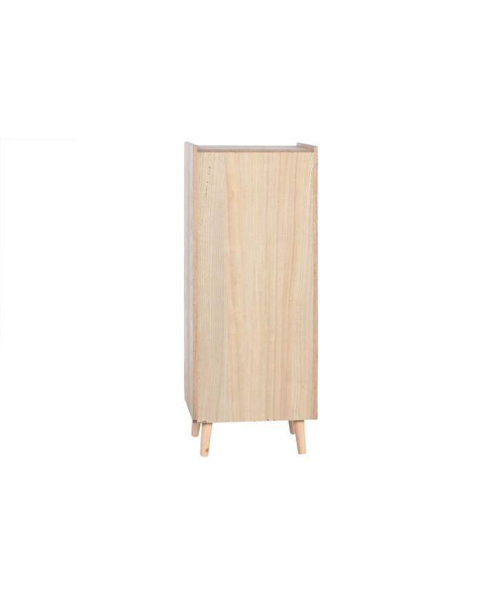 Cassettiera Home ESPRIT Naturale Rattan Legno di paulownia 40 x 30 x 104 cm
