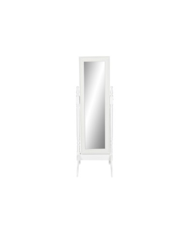 Specchio spogliatoio Home ESPRIT Bianco 50 x 50 x 157 cm Specchio spogliatoio Home ESPRIT Bianco 50 x 50 x 157 cm
