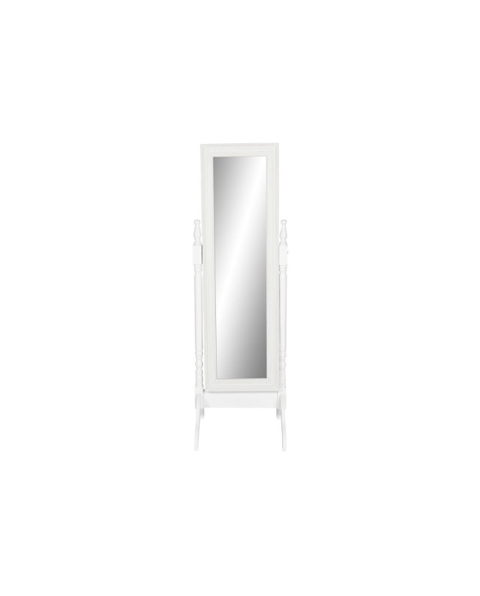 Specchio spogliatoio Home ESPRIT Bianco 50 x 50 x 157 cm Specchio spogliatoio Home ESPRIT Bianco 50 x 50 x 157 cm