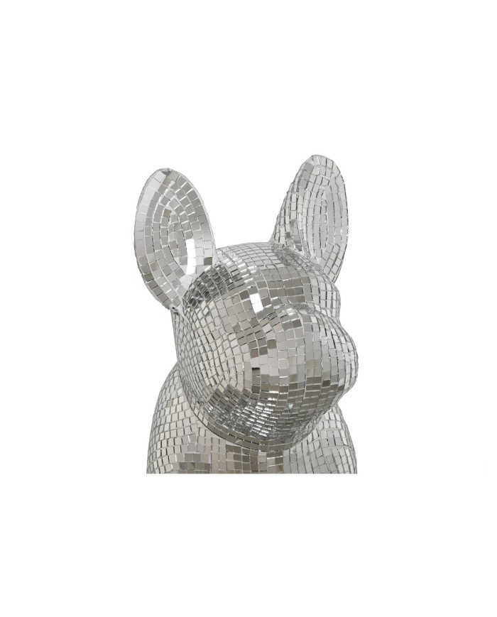 Statua Decorativa Home ESPRIT Argentato Cane 28 x 17 x 33 cm
