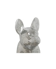 Statua Decorativa Home ESPRIT Argentato Cane 28 x 17 x 33 cm