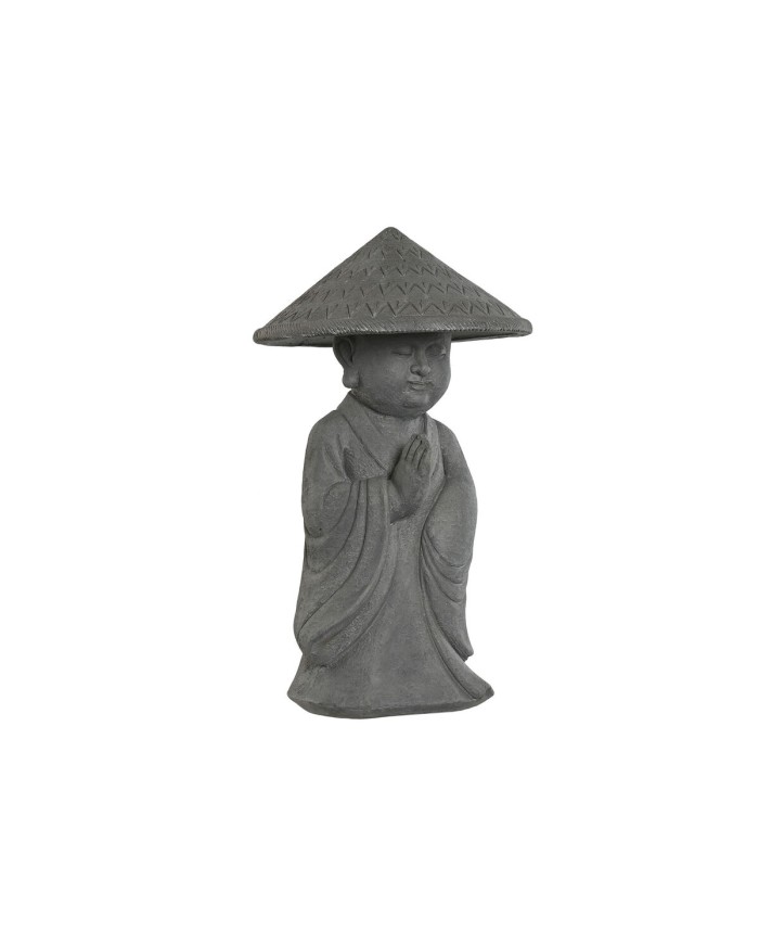 Statua Decorativa Home ESPRIT Grigio Frate Orientale 30 x 30 x 51 cm Statua Decorativa Home ESPRIT Grigio Frate Orientale 30 x 30 x 51 cm