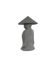 Statua Decorativa Home ESPRIT Grigio Frate Orientale 30 x 30 x 51 cm Statua Decorativa Home ESPRIT Grigio Frate Orientale 30 x 30 x 51 cm