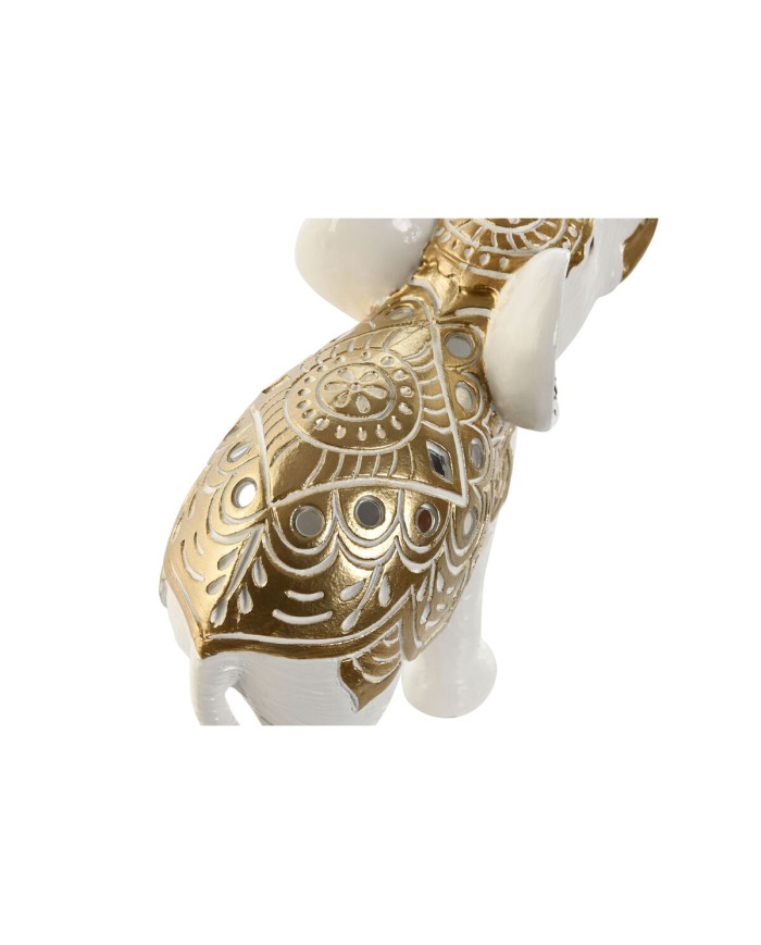 Statua Decorativa Home ESPRIT Dorato Elefante 15 x 6 x 14 cm