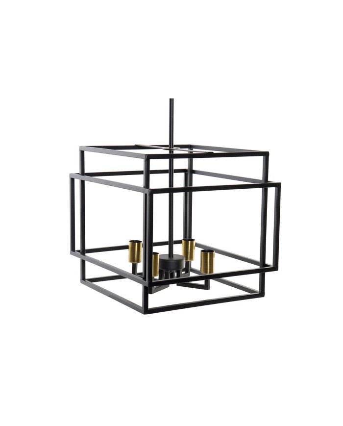 Lampadario DKD Home Decor Nero Metallo 40 W 47 x 40 x 142 cm Lampadario DKD Home Decor Nero Metallo 40 W 47 x 40 x 142 cm