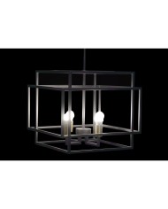 Lampadario DKD Home Decor Nero Metallo 40 W 47 x 40 x 142 cm Lampadario DKD Home Decor Nero Metallo 40 W 47 x 40 x 142 cm