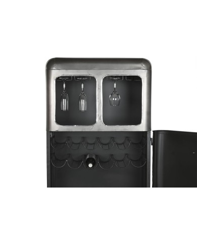 Portabottiglie Home ESPRIT Azzurro Grigio Metallo 71 x 43 x 152 cm