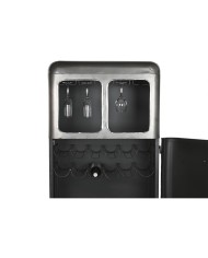 Portabottiglie Home ESPRIT Azzurro Grigio Metallo 71 x 43 x 152 cm