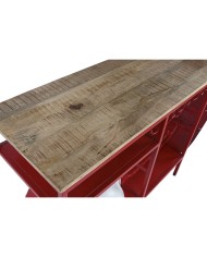 Portabottiglie Home ESPRIT Rosso Metallo 165 x 60 x 100 cm