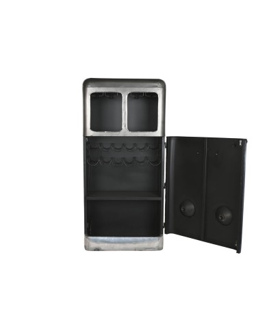 Portabottiglie Home ESPRIT Azzurro Grigio Metallo 71 x 43 x 152 cm