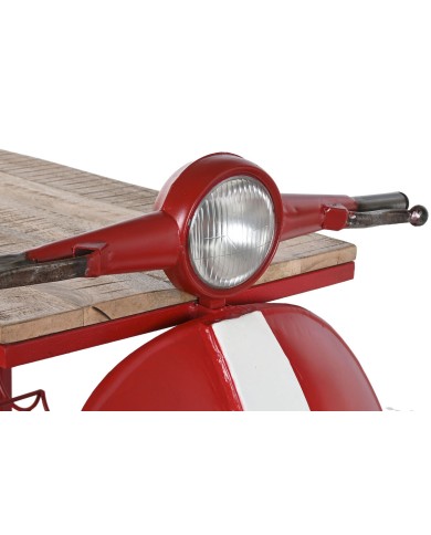 Portabottiglie Home ESPRIT Rosso Metallo 165 x 60 x 100 cm