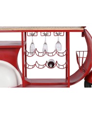 Portabottiglie Home ESPRIT Rosso Metallo 165 x 60 x 100 cm