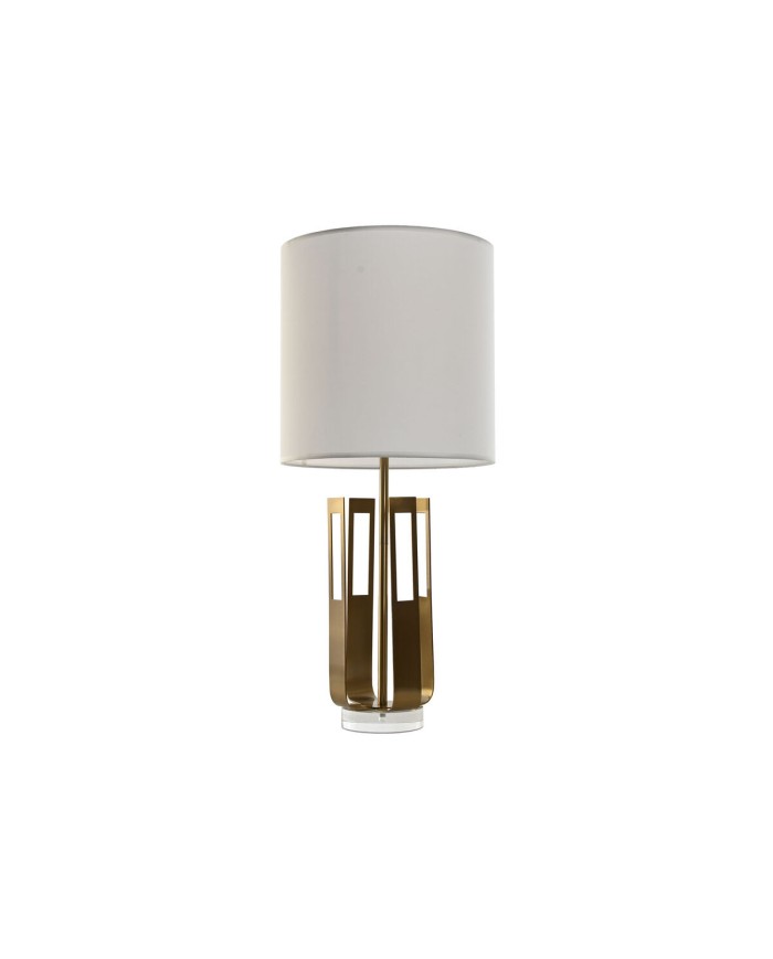 Lampada da tavolo Home ESPRIT Bianco Dorato Ferro 50 W 220 V 35 x 35 x 78 cm Lampada da tavolo Home ESPRIT Bianco Dorato Ferro 50 W 220 V 35 x 35 x 78 cm