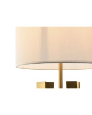 Lampada da tavolo Home ESPRIT Bianco Dorato Ferro 50 W 220 V 35 x 35 x 78 cm Lampada da tavolo Home ESPRIT Bianco Dorato Ferro 50 W 220 V 35 x 35 x 78 cm