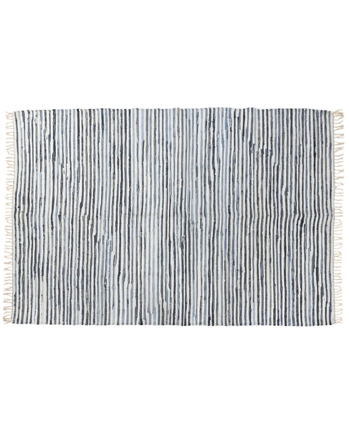 Tappeto Home ESPRIT Azzurro Bianco 160 x 230 x 0,5 cm Tappeto Home ESPRIT Azzurro Bianco 160 x 230 x 0,5 cm