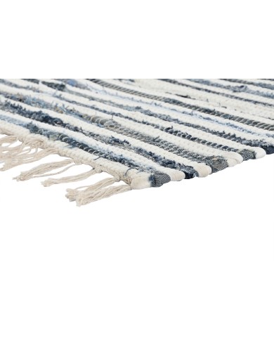 Tappeto Home ESPRIT Azzurro Bianco 160 x 230 x 0,5 cm Tappeto Home ESPRIT Azzurro Bianco 160 x 230 x 0,5 cm