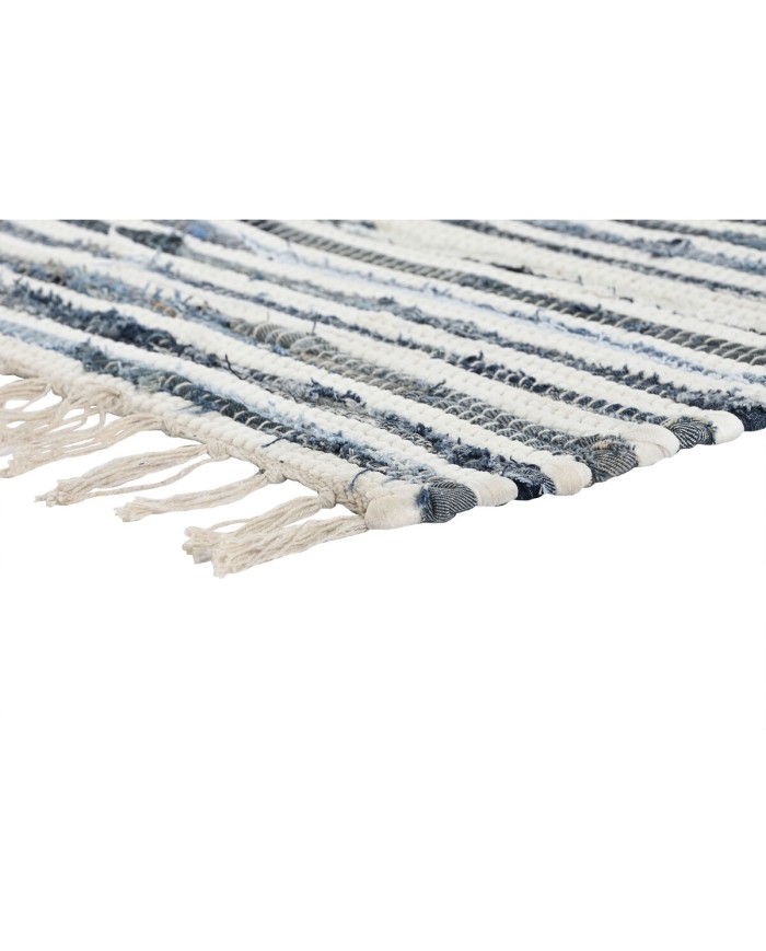 Tappeto Home ESPRIT Azzurro Bianco 160 x 230 x 0,5 cm Tappeto Home ESPRIT Azzurro Bianco 160 x 230 x 0,5 cm