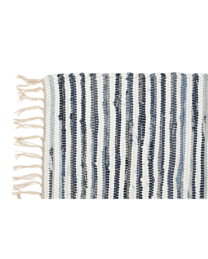 Tappeto Home ESPRIT Azzurro Bianco 120 x 180 x 0,5 cm Tappeto Home ESPRIT Azzurro Bianco 120 x 180 x 0,5 cm