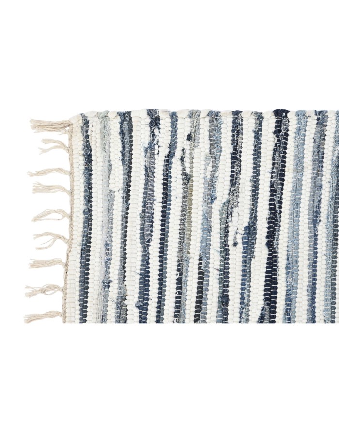 Tappeto Home ESPRIT Azzurro Bianco 160 x 230 x 0,5 cm Tappeto Home ESPRIT Azzurro Bianco 160 x 230 x 0,5 cm