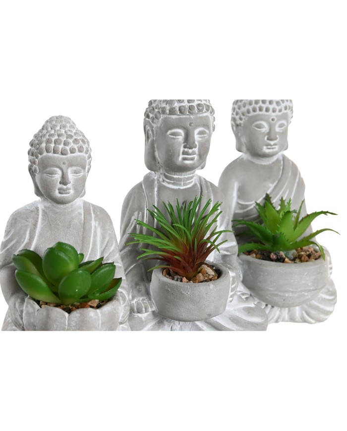 Pianta Decorativa Home ESPRIT Polietilene Cemento Buddha Orientale 10,5 x 8 x 16 cm (3 Unità) Pianta Decorativa Home ESPRIT Polietilene Cemento Buddha Orientale 10,5 x 8 x 16 cm (3 Unità)