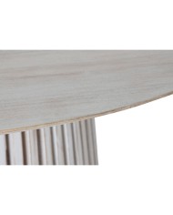 Tavolo da Pranzo Home ESPRIT Bianco legno di mindi 150 x 150 x 75 cm