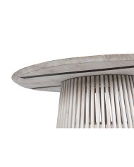 Tavolo da Pranzo Home ESPRIT Bianco legno di mindi 150 x 150 x 75 cm