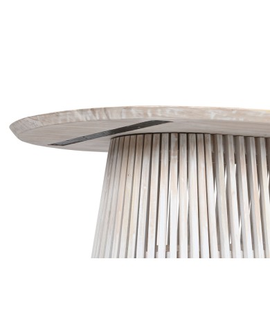 Tavolo da Pranzo Home ESPRIT Bianco legno di mindi 180 x 100 x 75 cm