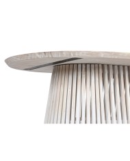 Tavolo da Pranzo Home ESPRIT Bianco legno di mindi 180 x 100 x 75 cm Tavolo da Pranzo Home ESPRIT Bianco legno di mindi 180 x 100 x 75 cm