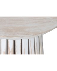 Tavolino Aggiuntivo Home ESPRIT Bianco legno di mindi 40 x 40 x 60 cm Tavolino Aggiuntivo Home ESPRIT Bianco legno di mindi 40 x 40 x 60 cm