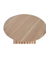 Tavolino Aggiuntivo Home ESPRIT Naturale legno di mindi 40 x 40 x 60 cm