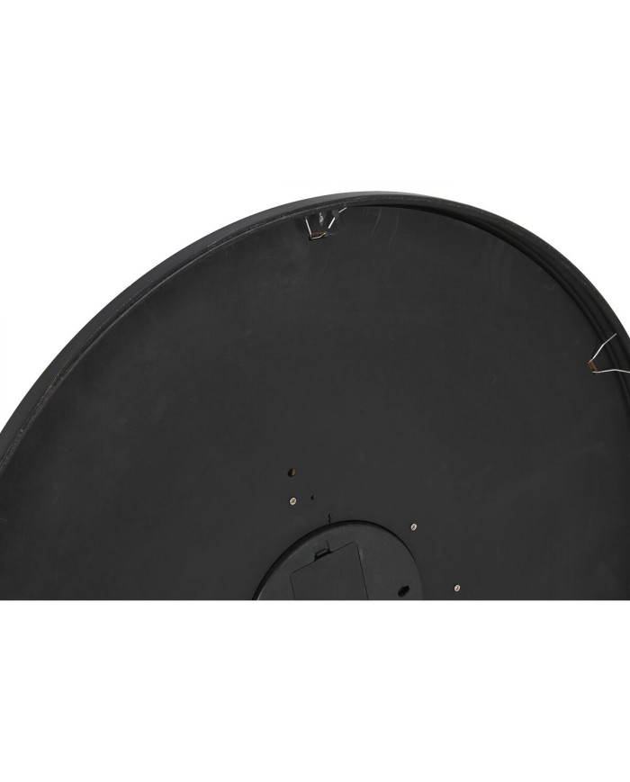 Orologio da Parete Home ESPRIT Nero Dorato Naturale Cristallo Ferro Vintage 67 x 9 x 67 cm