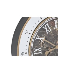 Orologio da Parete Home ESPRIT Marrone Dorato Cristallo Ferro 59 x 8,5 x 59 cm Orologio da Parete Home ESPRIT Marrone Dorato Cristallo Ferro 59 x 8,5 x 59 cm