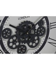 Orologio da Parete Home ESPRIT Bianco Nero Grigio scuro Ferro Legno MDF 54 x 8 x 55 cm Orologio da Parete Home ESPRIT Bianco Nero Grigio scuro Ferro Legno MDF 54 x 8 x 55 cm