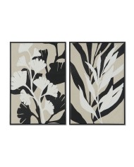 Quadro Home ESPRIT Nero Beige Moderno 83 x 4,5 x 123 cm (2 Unità)