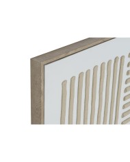 Quadro Home ESPRIT Bianco Beige Scandinavo 83 x 4,5 x 83 cm (2 Unità) Quadro Home ESPRIT Bianco Beige Scandinavo 83 x 4,5 x 83 cm (2 Unità)