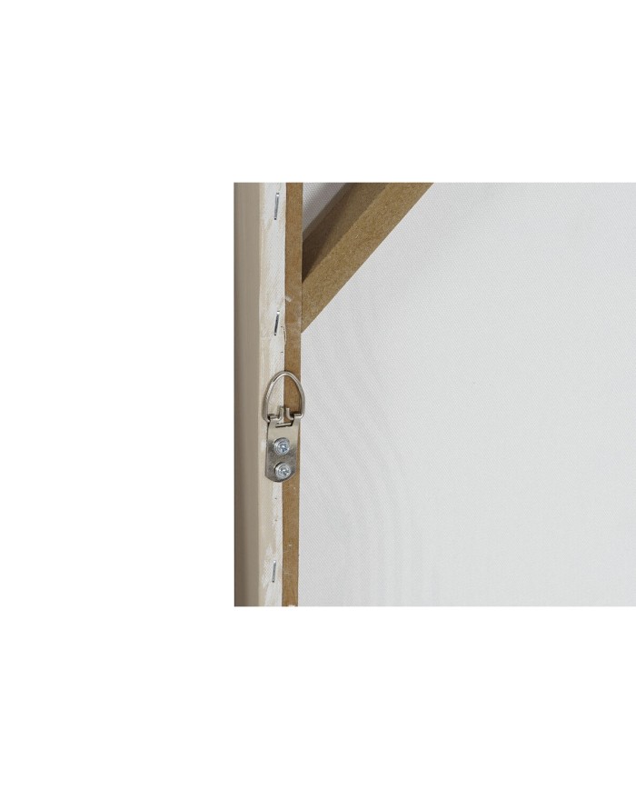 Quadro Home ESPRIT Bianco Beige Astratto Scandinavo 40 x 3 x 50 cm (4 Unità)
