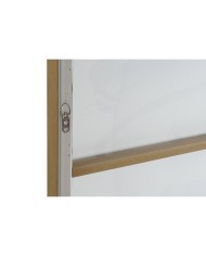 Quadro Home ESPRIT Bianco Nero Beige Dorato Donna 83 x 4,5 x 123 cm (2 Unità)