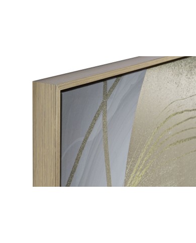 Quadro Home ESPRIT Bianco Nero Beige Dorato Donna 83 x 4,5 x 123 cm (2 Unità)