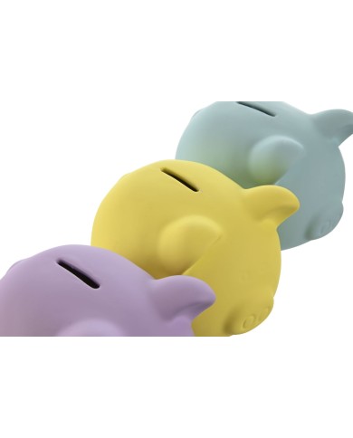 Salvadanaio Home ESPRIT Dolomite Maiale 13,5 x 11 x 11,5 cm (3 Unità)