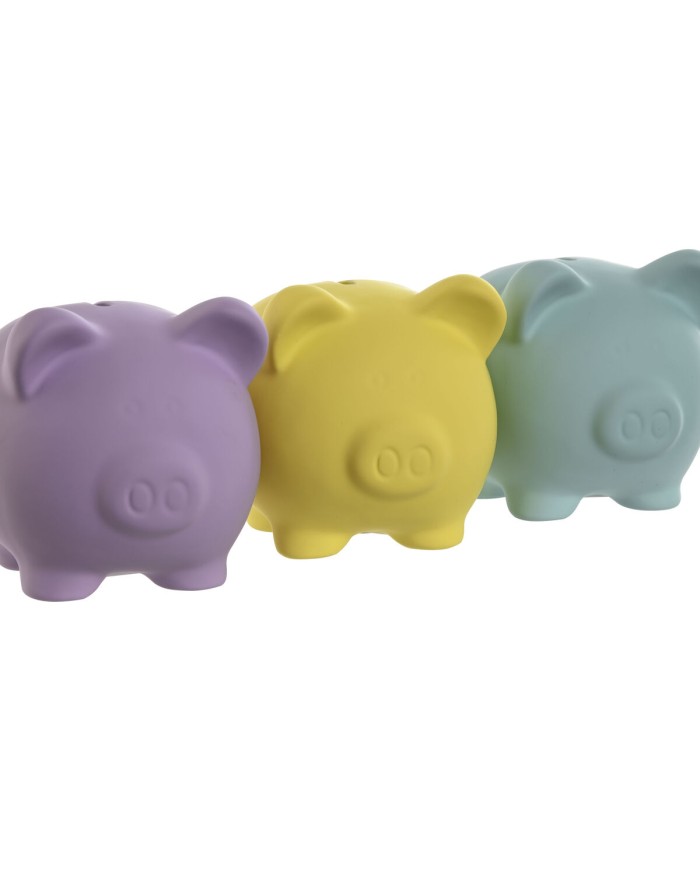 Salvadanaio Home ESPRIT Dolomite Maiale 13,5 x 11 x 11,5 cm (3 Unità) Salvadanaio Home ESPRIT Dolomite Maiale 13,5 x 11 x 11,5 cm (3 Unità)