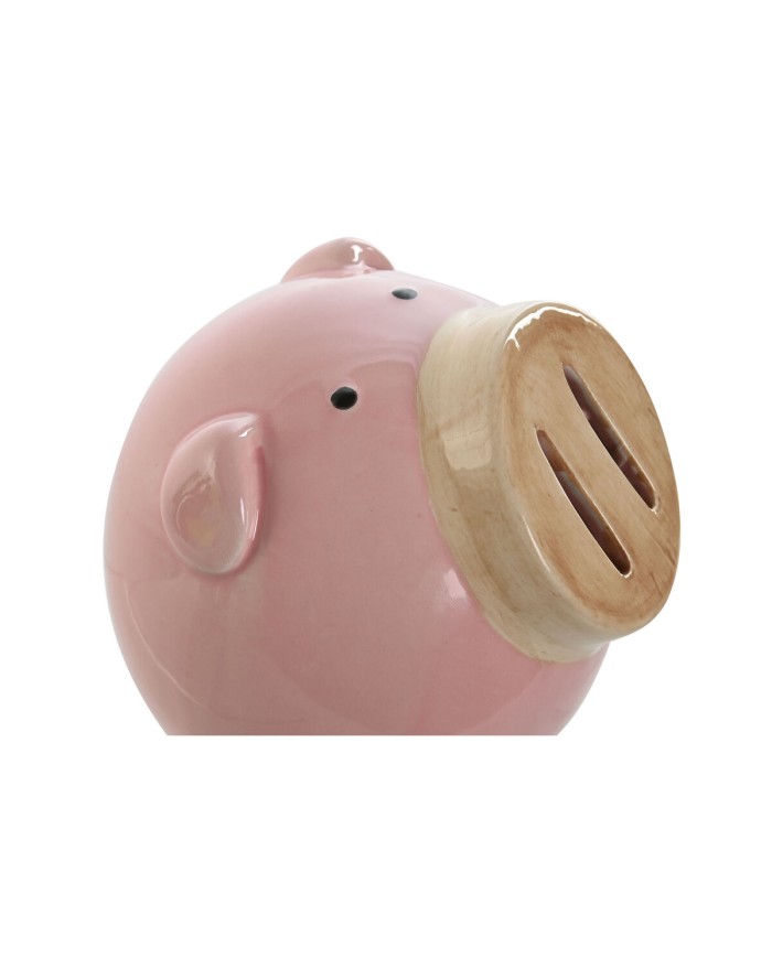 Salvadanaio Home ESPRIT Dolomite Maiale 13 x 12 x 12 cm